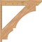 Ekena Millwork Balboa Slat Smooth Outlooker, Western Red Cedar, 7 1/2"W x 44"D x 44"H OUT08X44X44BOA06SWR - alternate 2